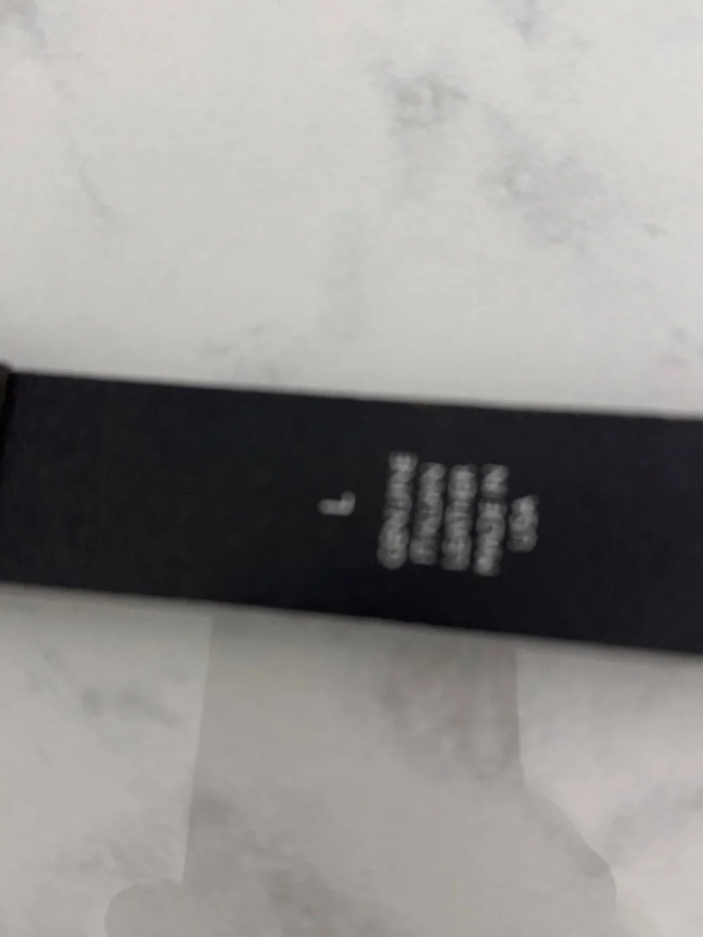 Express Black Belt with Gold Buckle